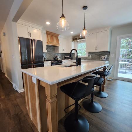 Musser - new kitchen island and lighting