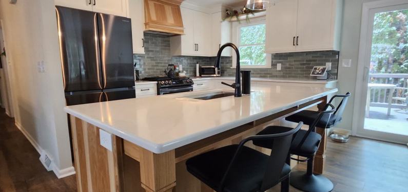 Musser - new kitchen island and lighting