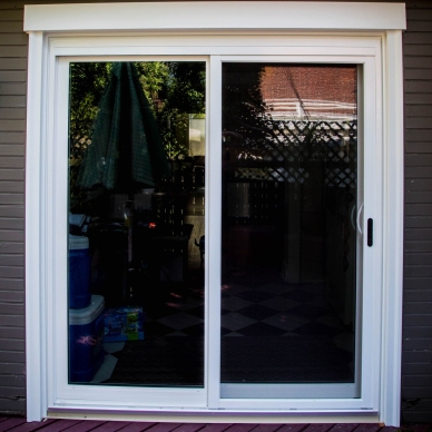 sliding glass patio doors after