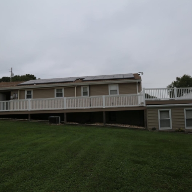 Kenley - wrap around deck on split level home