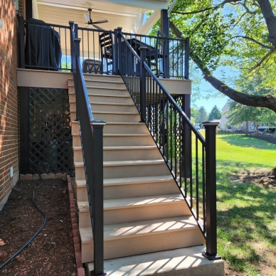 Wilson - new deck stairs