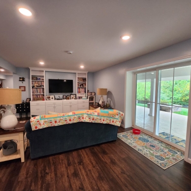 Thomas after - finished basement with walkout